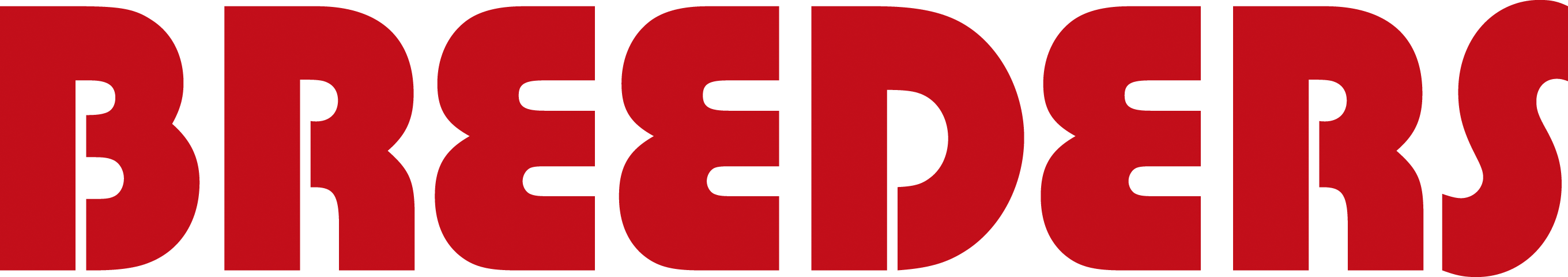 Breeders Logo - mørk rød